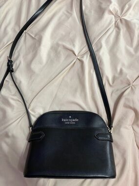 Kate Spade Black Leather Crossbody Bag